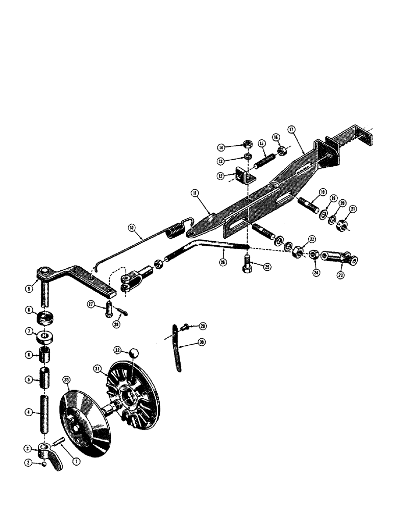 Схема запчастей Case 520 - (048) - GOVERNOR, DIESEL (02) - FUEL SYSTEM