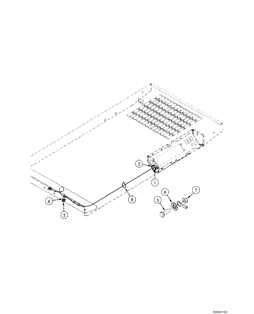 Схема запчастей Case 1840 - (04-07A) - HARNESS - AUXILIARY (04) - ELECTRICAL SYSTEMS