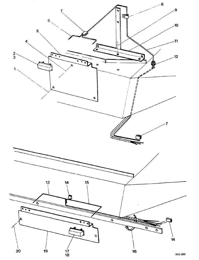 Схема запчастей Case 580F - (382) - PLATE, NUMBER, AXIAL LOADER (90) - PLATFORM, CAB, BODYWORK AND DECALS