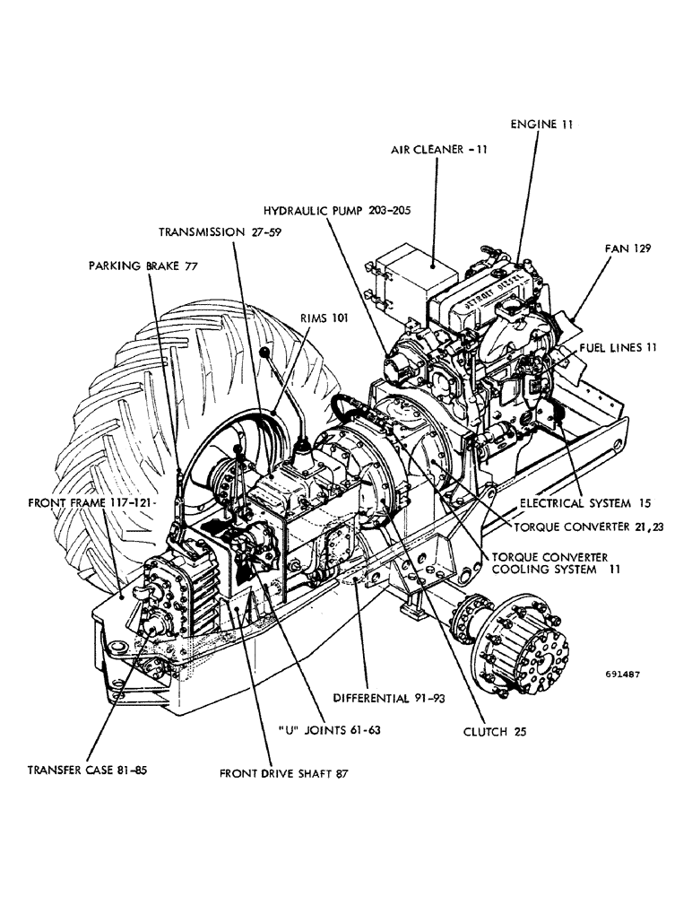 Схема запчастей Case 300 - (009) - PICTORIAL INDEX (00) - PICTORIAL INDEX