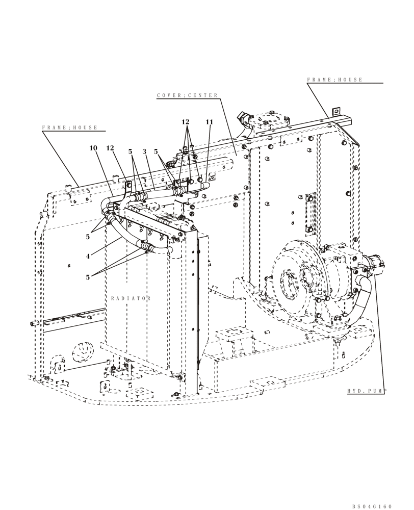 Схема запчастей Case CX80 - (08-08) - HYDRAULICS - RESERVOIR RETURN (08) - HYDRAULICS