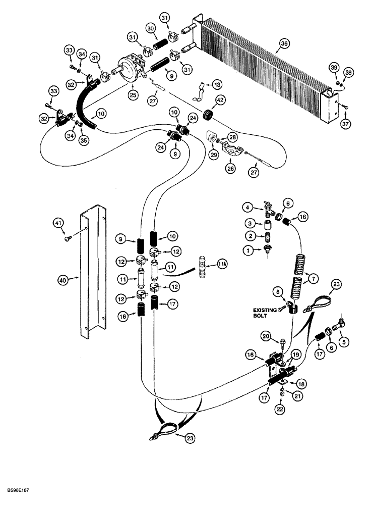 Схема запчастей Case 850G - (9-68) - CAB HEATING SYSTEM (05) - UPPERSTRUCTURE CHASSIS