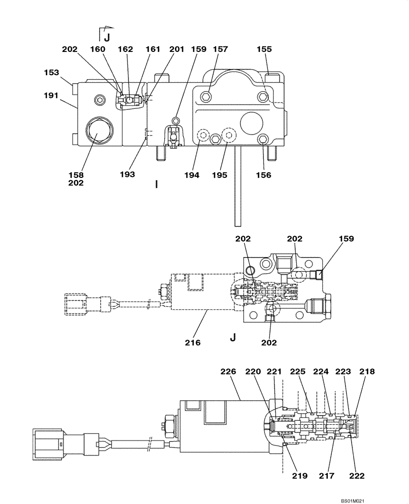 Схема запчастей Case CX800 - (08-105-00[01]) - PUMP ASSY, HYDRAULIC - REGULATOR (08) - HYDRAULICS