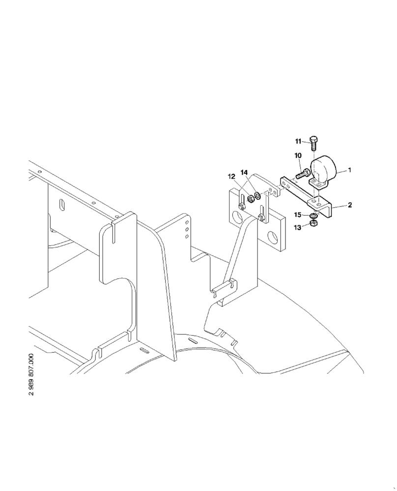 Схема запчастей Case 21D - (32.871[2989807000]) - BACKUP ALARM (OPTION) (55) - ELECTRICAL SYSTEMS