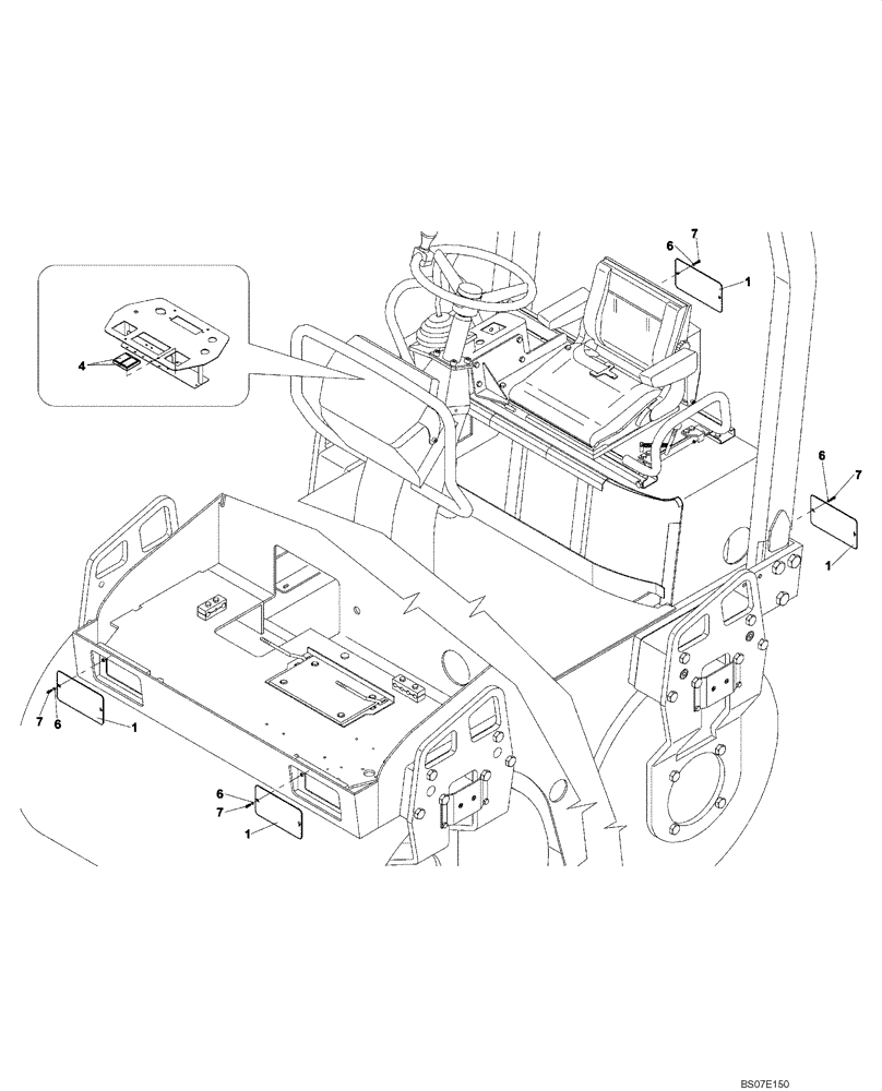 Схема запчастей Case DV202 - (04-426/124[01]) - ELECTRICAL CIRCUIT (GROUP 426/124) (04) - ELECTRICAL SYSTEMS