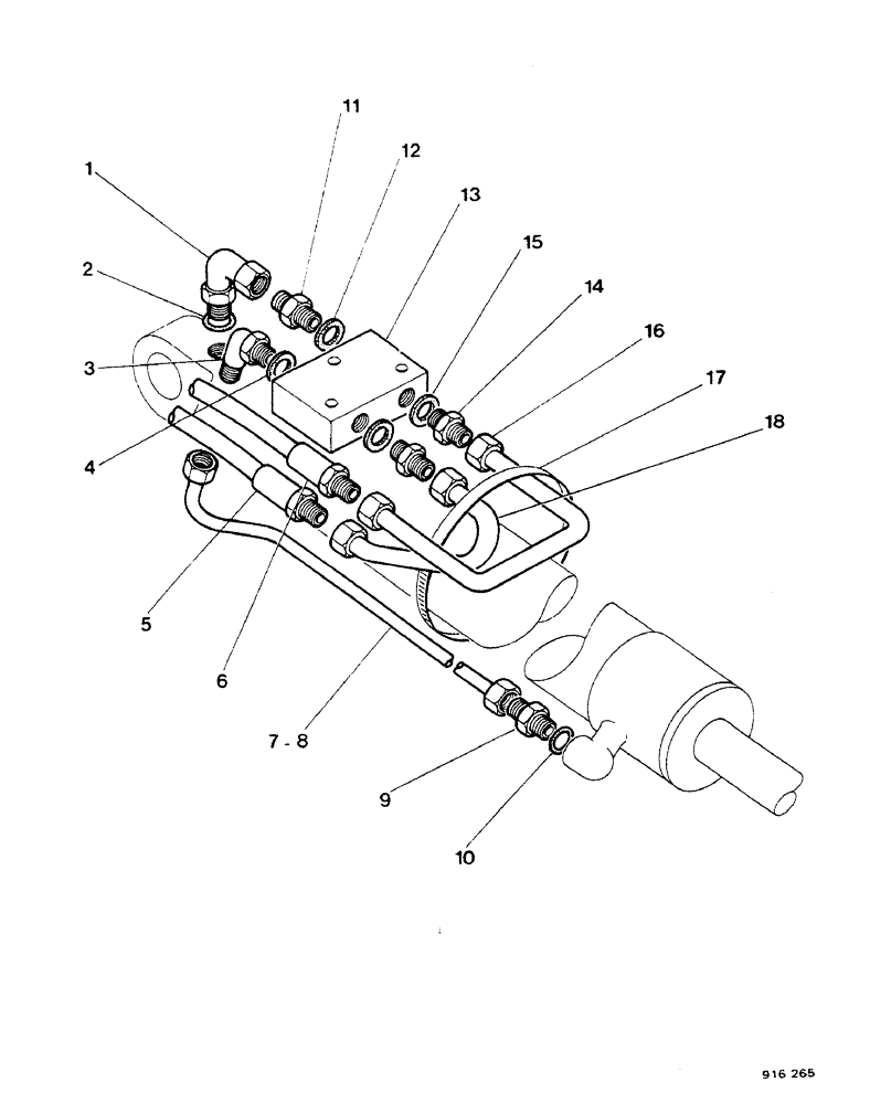 Схема запчастей Case 580F - (400) - AXIAL BACKHOE, SAFETY VALVE, STABILIZER CYLINDER, FOR SWEDEN ONLY (35) - HYDRAULIC SYSTEMS