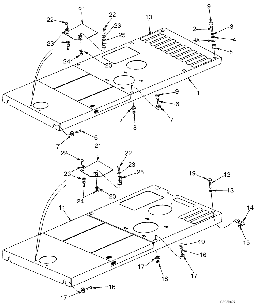 Схема запчастей Case 821C - (09-13) - HOOD, ENGINE (09) - CHASSIS