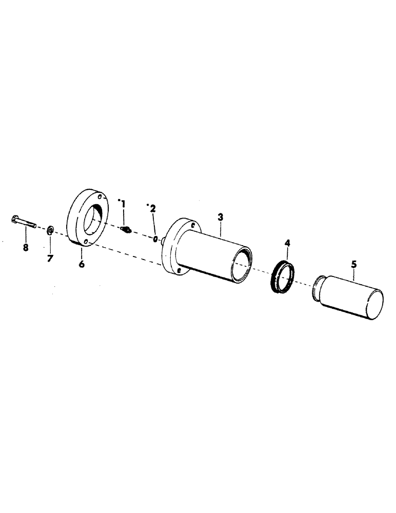 Схема запчастей Case 40YC - (021) - TRACK ADJUSTMENT CYLINDER (04) - UNDERCARRIAGE