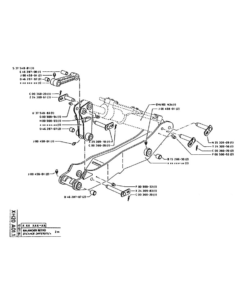 Схема запчастей Case 160CK - (300) - BACKHOE DIPPERSTICK (14) - DIPPERSTICKS