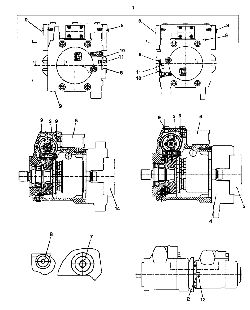 Схема запчастей Case 650L - (29.212.04[01]) - TANDEM PUMP (29) - HYDROSTATIC DRIVE
