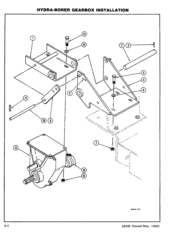 Схема запчастей Case DH5 - (6-02) - HYDRA-BORER GEARBOX INSTALLATION (89) - TOOLS