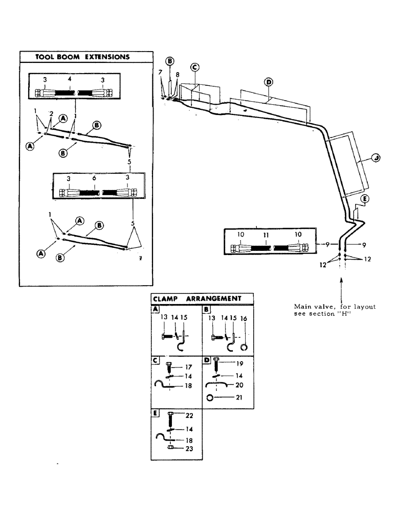 Схема запчастей Case 30YC - (F10) - "Y" BOOM HYDRAULICS FOR WRIST-O-TWIST (07) - HYDRAULIC SYSTEM