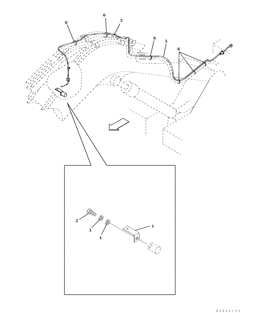Схема запчастей Case CX80 - (04-13) - LAMP, WORK - ELECTRICAL PARTS (04) - ELECTRICAL SYSTEMS
