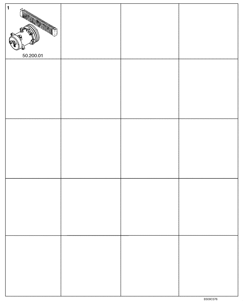 Схема запчастей Case 650L - (50.000.01) - CAB CLIMATE CONTROL - SECTION PICTORIAL (50) - CAB CLIMATE CONTROL