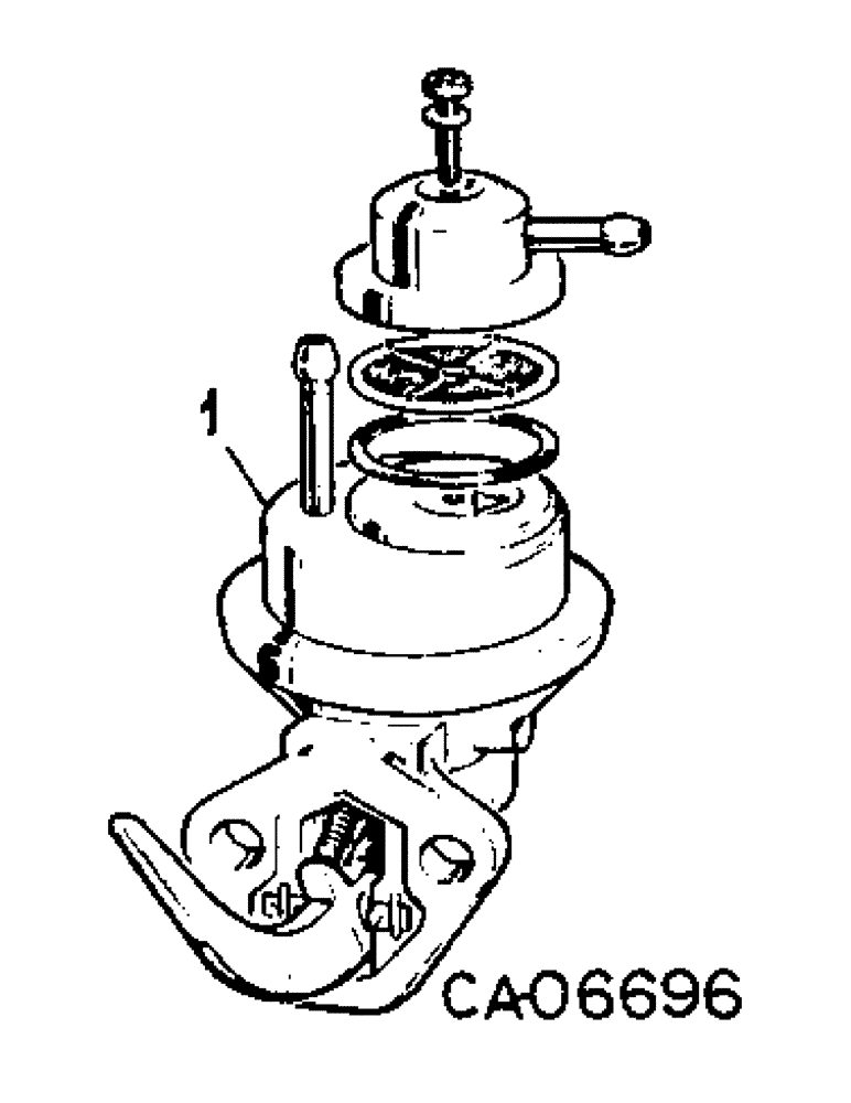 Схема запчастей Case 4140 - (12-12) - FUEL PUMP (04) - Drive Train