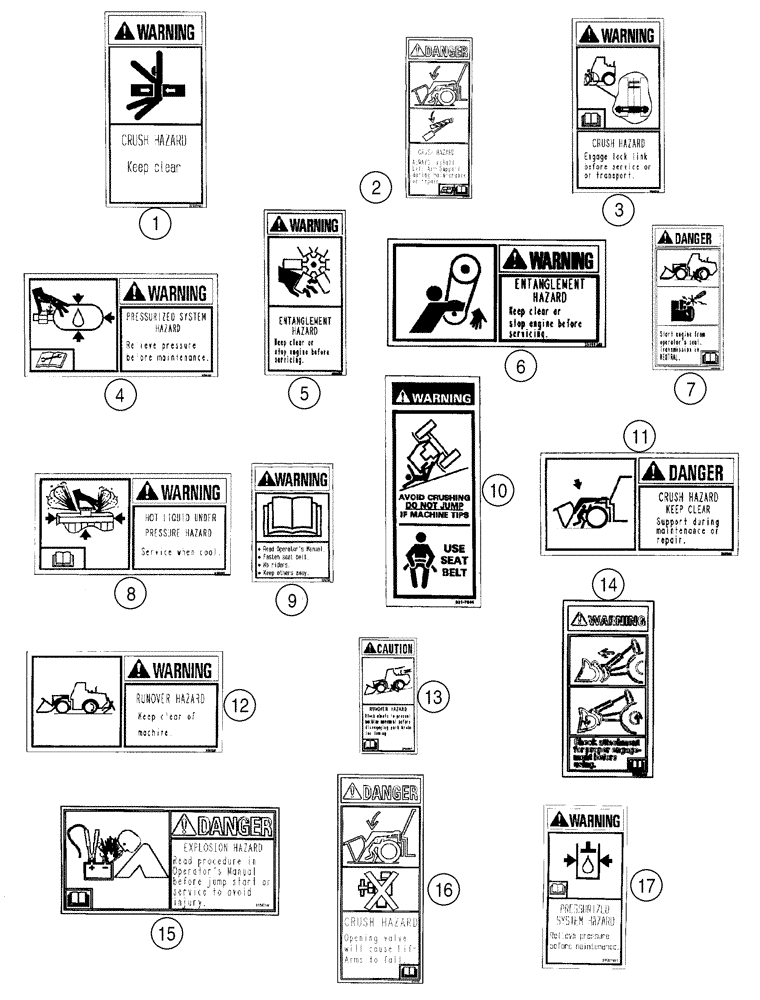 Схема запчастей Case 621D - (09-60C) - DECALS - LATIN AMERICAN SPANISH (09) - CHASSIS