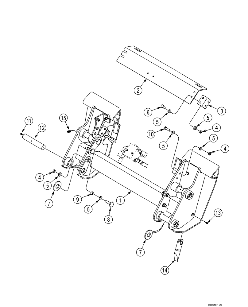 Схема запчастей Case 40XT - (09-04) - COUPLER, HYDRAULIC (09) - CHASSIS
