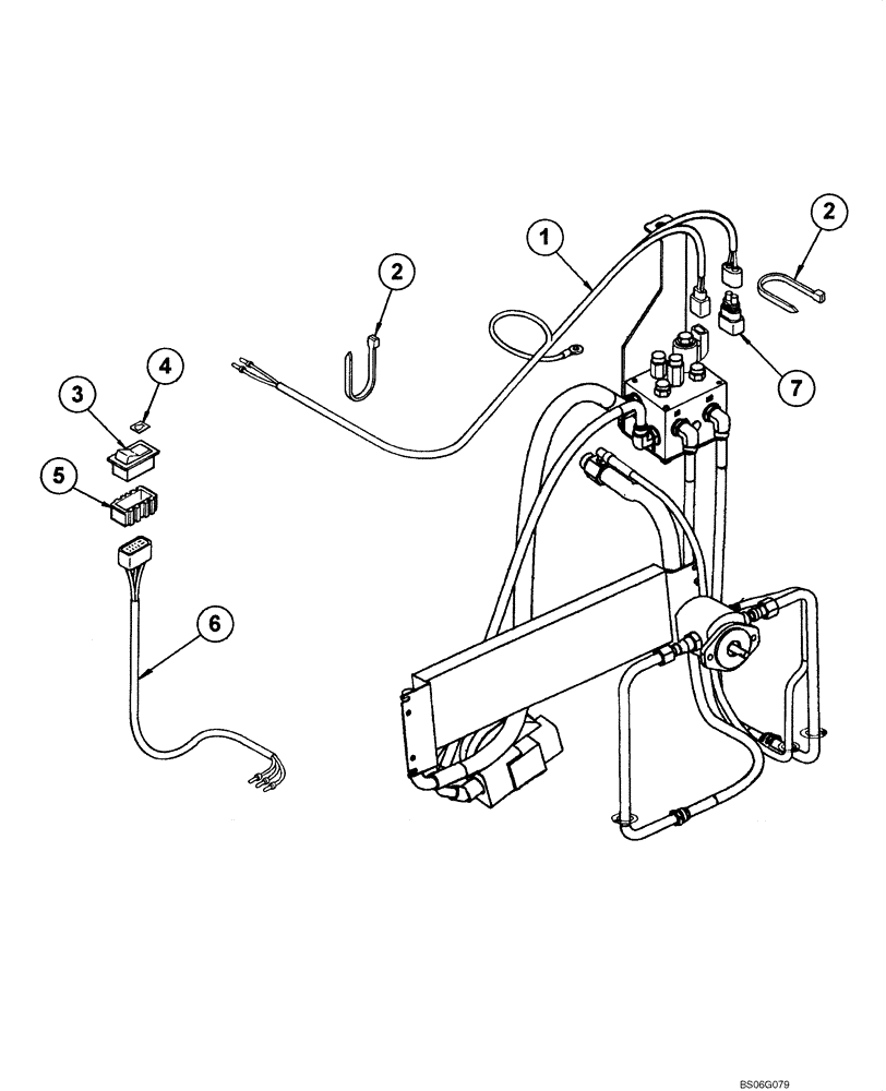 Схема запчастей Case 865 - (04.33[00]) - REVERSE FAN - ELECTRICAL SYSTEM (04) - ELECTRICAL SYSTEMS