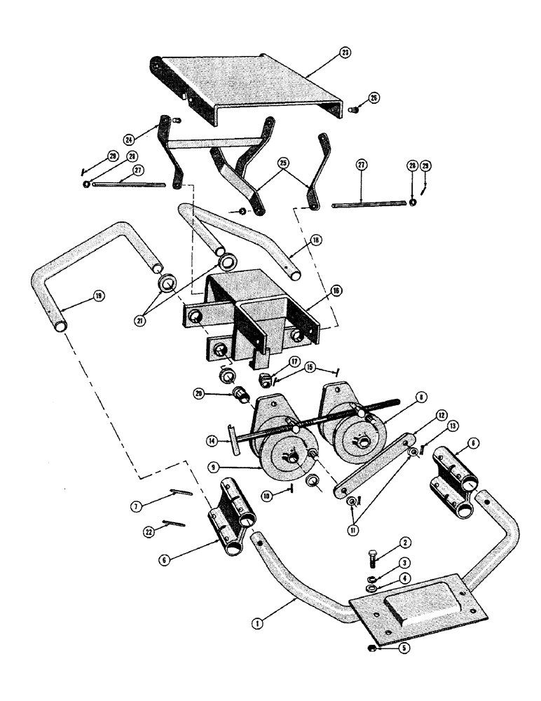 Схема запчастей Case 420B - (32) - EASY RIDE SEAT 