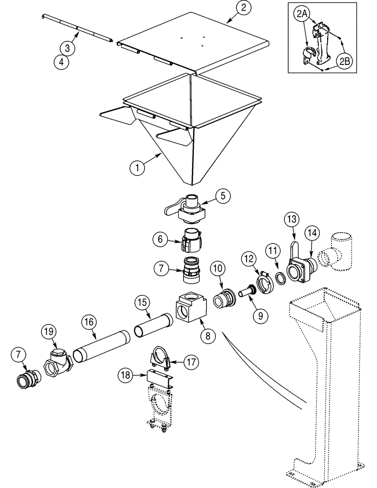 Схема запчастей Case BPGHP335 - (09-44) - SKID, 24 HORSEPOWER ENGINE PUMP, MIXING SYSTEM 