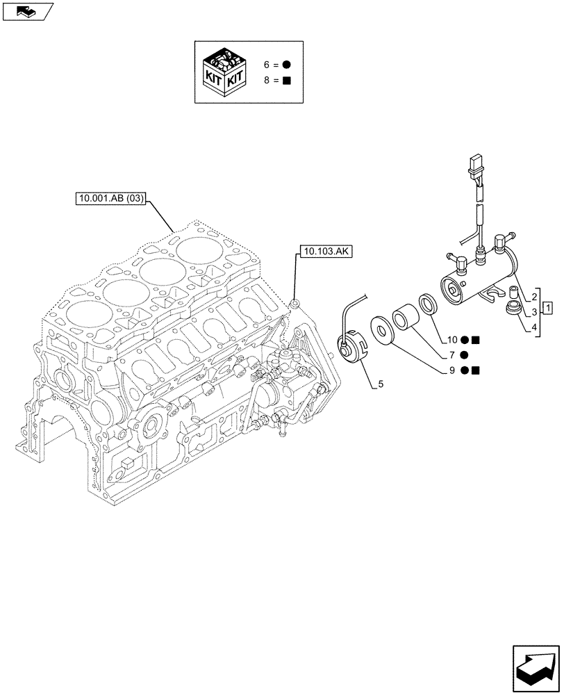 Схема запчастей Case AP-4LE2XASS01 - (10.218.AQ[01]) - INJECTION PUMP (10) - ENGINE