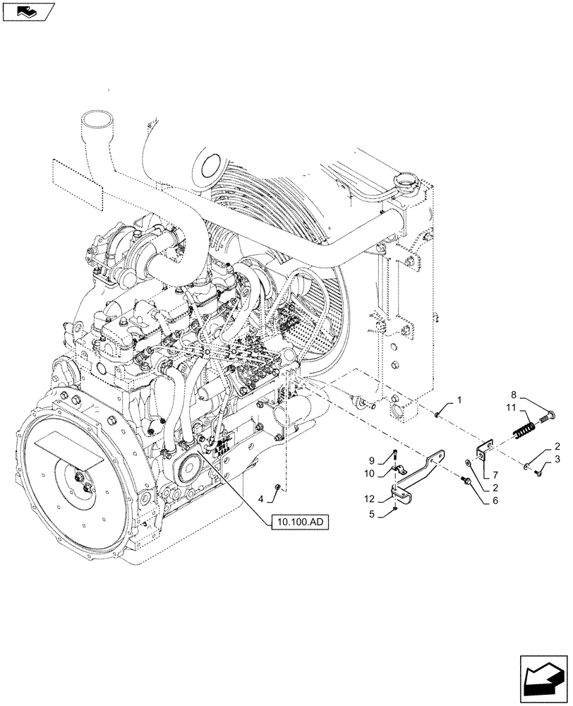 Схема запчастей Case SV185 - (55.525.AL) - THROTTLE CONTROL, NO HVAC OR HEAT (55) - ELECTRICAL SYSTEMS