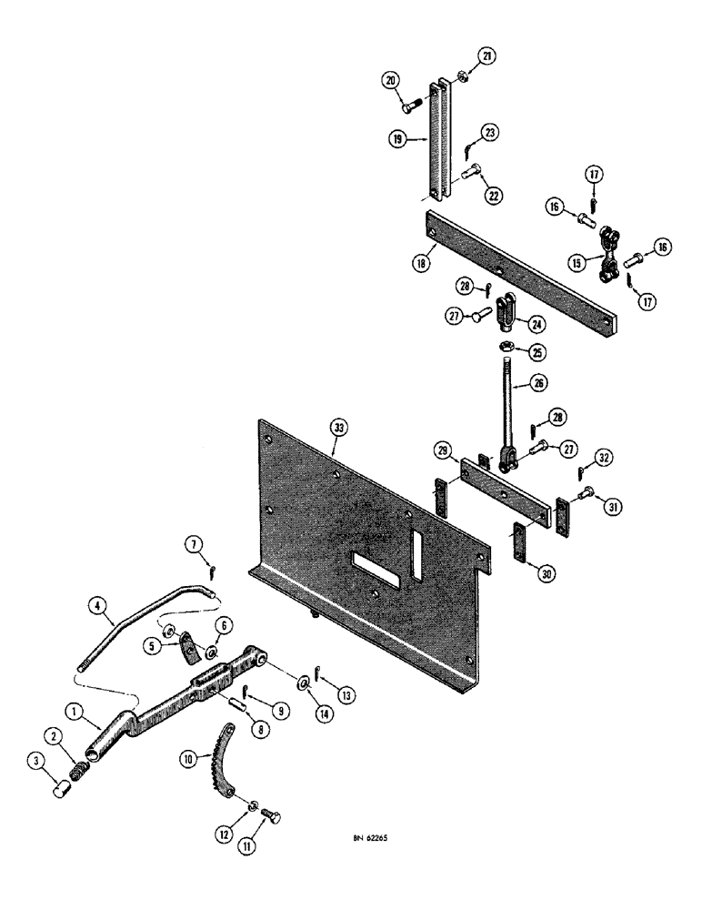 Схема запчастей Case 1150 - (084) - PARKING BRAKE (05) - UPPERSTRUCTURE CHASSIS