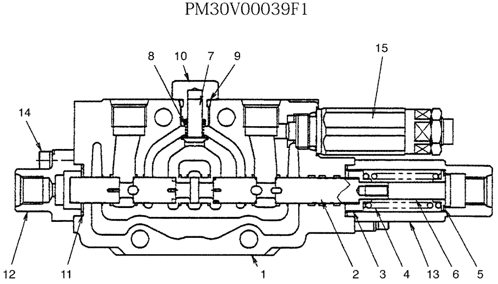 Схема запчастей Case CX27B - (07-002) - VALVE ASSY, CONTROL (DOZER) (35) - HYDRAULIC SYSTEMS