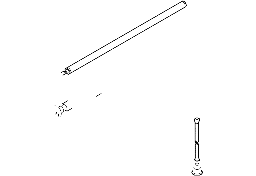 Схема запчастей Case 321D - (95.011[001]) - ROCKER SHAFT ASSY (S/N 591052-UP) No Description