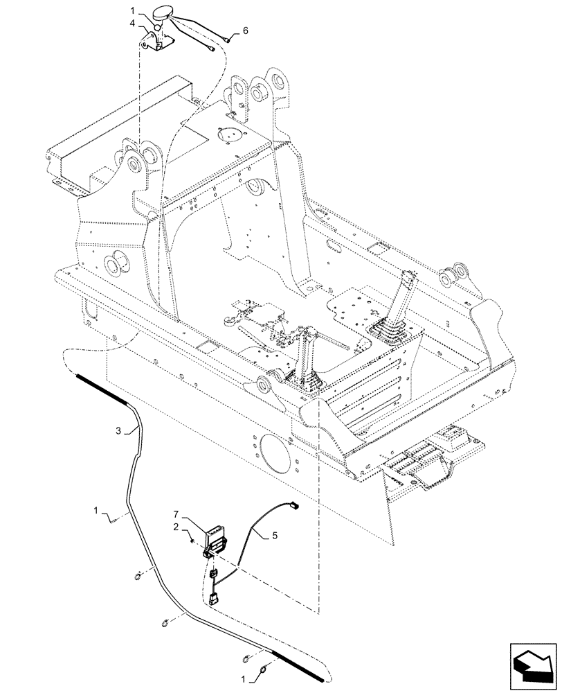 Схема запчастей Case TV380 - (55.991.AA[02]) - TELEMATICS (55) - ELECTRICAL SYSTEMS