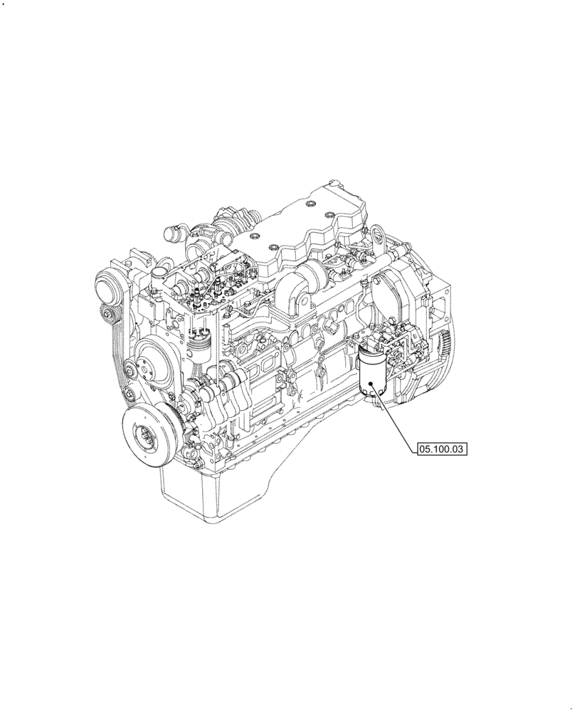 Схема запчастей Case F4HFA613L E001 - (05.000.00) - PICTORIAL INDEX - MACHINE COMPLATION AND EQUIPMENT (05) - SERVICE & MAINTENANCE