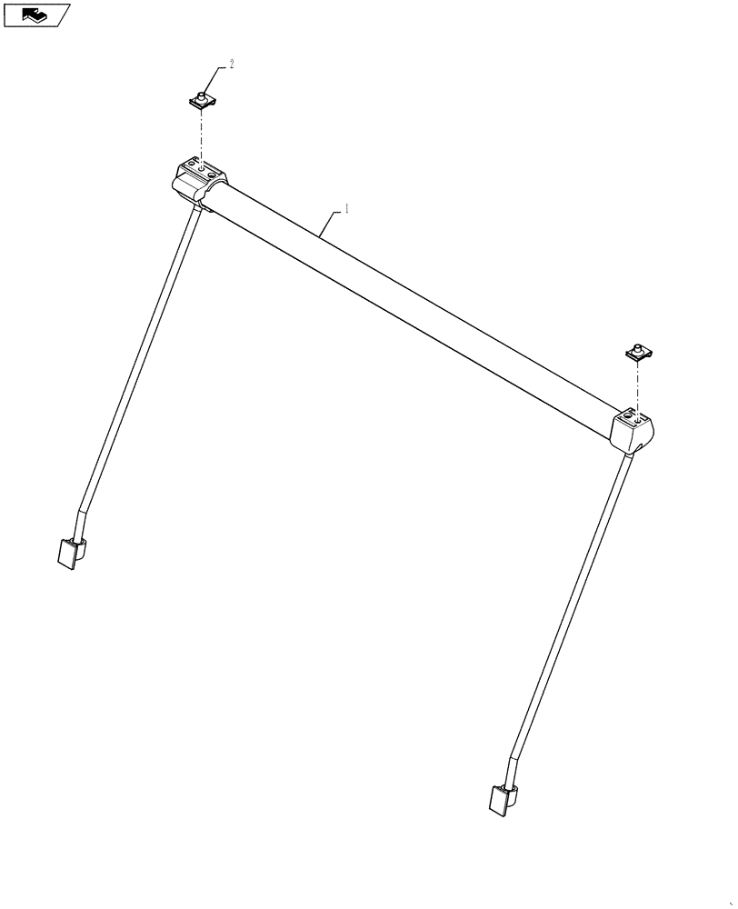 Схема запчастей Case 921F - (90.151.AE) - SUNVISOR (90) - PLATFORM, CAB, BODYWORK AND DECALS