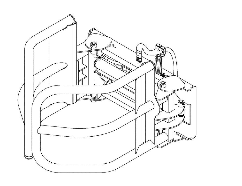 Схема запчастей Case SR200 - (95.010.AAT) - BALE HANDLER, SR200 (95) - CE ATTACHMENTS