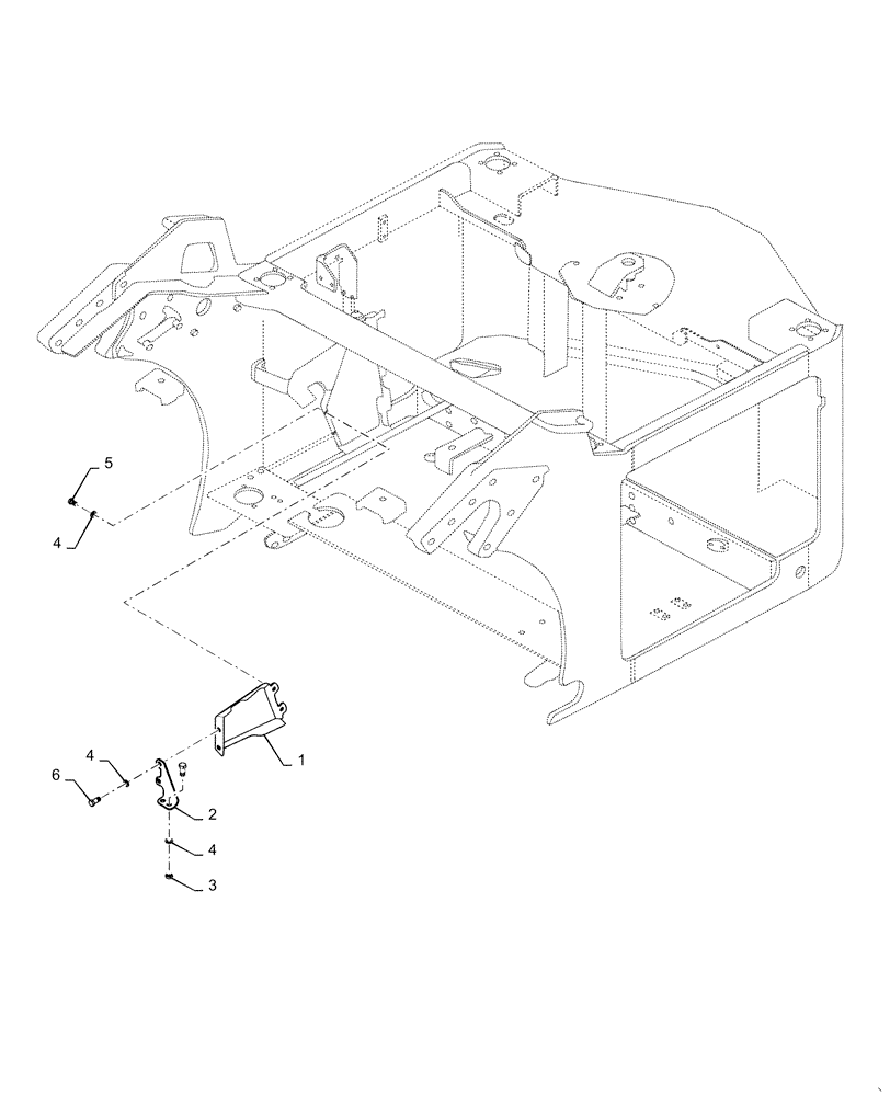 Схема запчастей Case DV210D - (50.200.AA) - AIR CONDITIONER COMPRESSOR GUARD (50) - CAB CLIMATE CONTROL