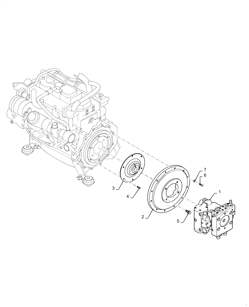 Схема запчастей Case DV209C - (35.000.AB) - HYDRAULIC PUMP DRIVE (35) - HYDRAULIC SYSTEMS