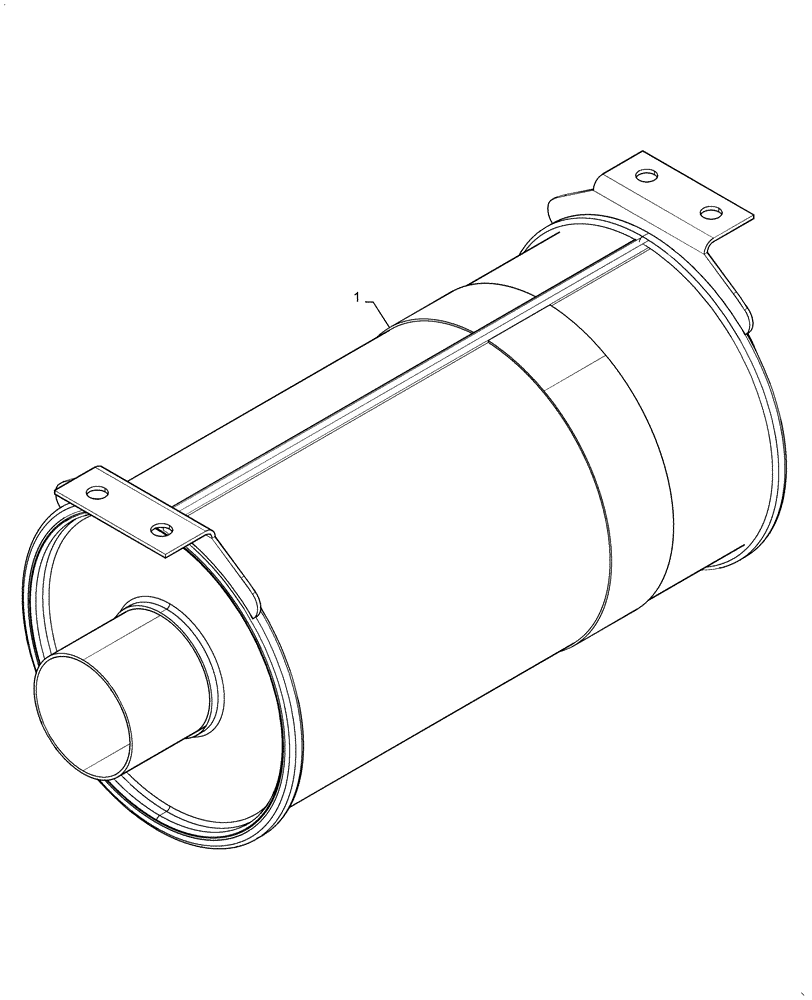 Схема запчастей Case SR175 - (10.254.AI) - MUFFLER (10) - ENGINE