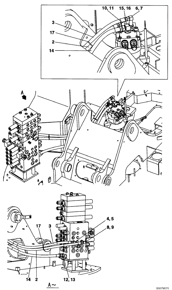 Схема запчастей Case CX135SR - (08-13) - HYDRAULICS - SWING (08) - HYDRAULICS