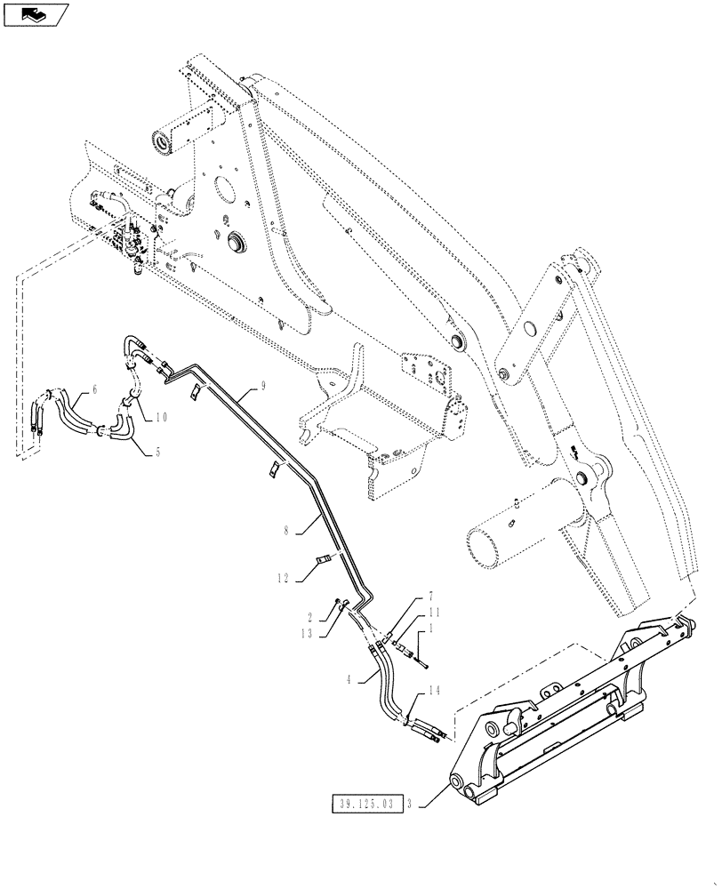 Схема запчастей Case 590SN - (35.701.16) - HYDRAULICS - COUPLER, LOADER TOOL QUICK (35) - HYDRAULIC SYSTEMS