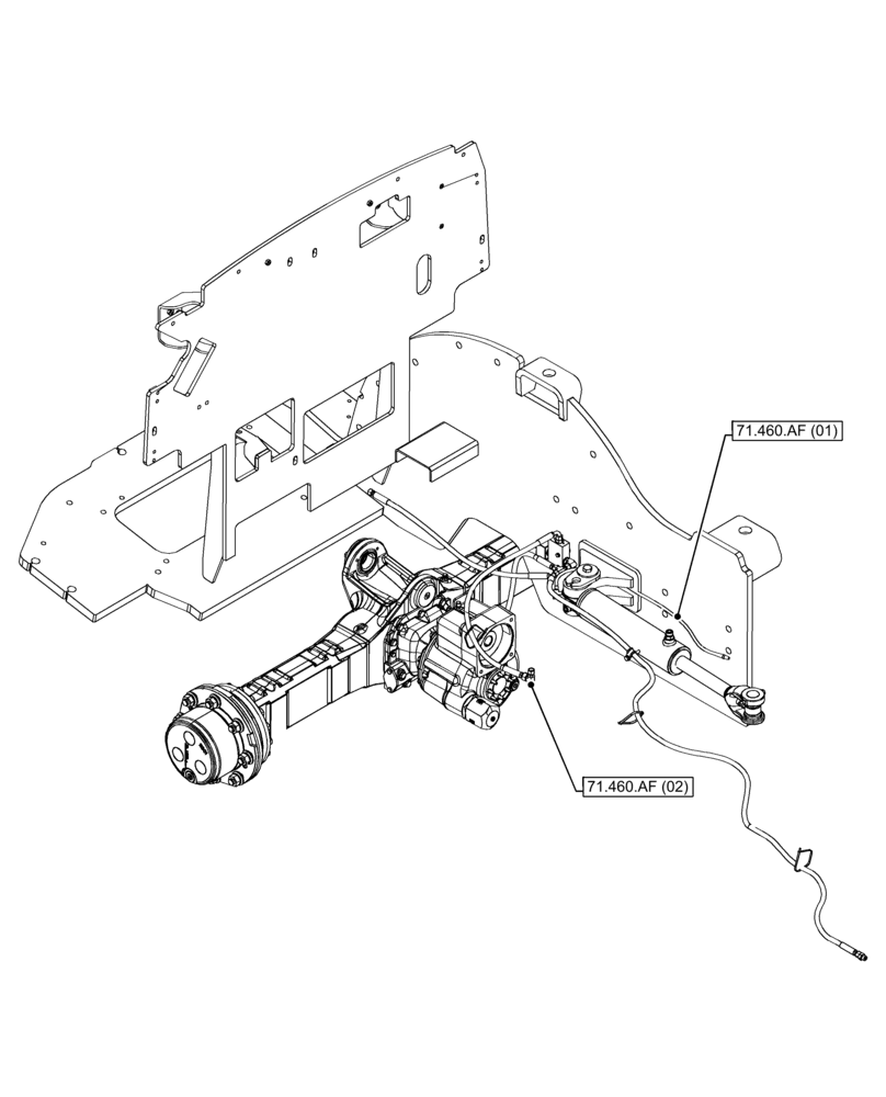 Схема запчастей Case 321F - (71.000.00) - SECTION INDEX - LUBRICATION SYSTEM (71) - LUBRICATION SYSTEM