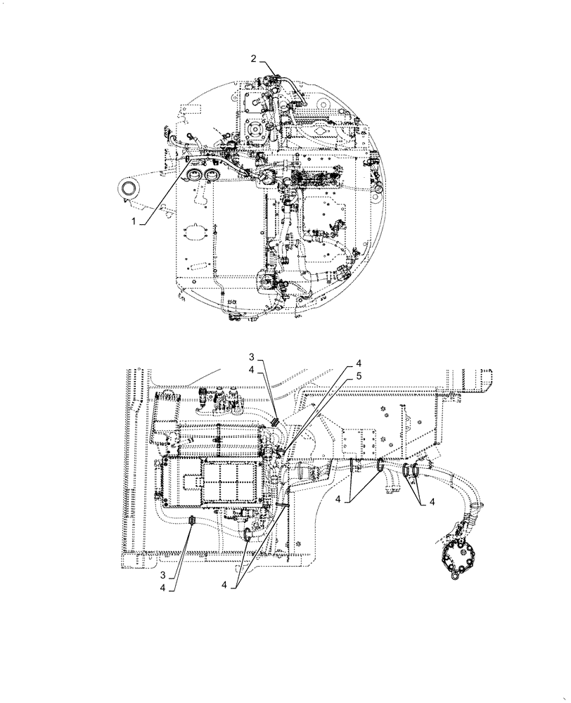 Схема запчастей Case CX31B - (55.050.AH) - HARNESS, ASSY, AIR CONDITIONER (55) - ELECTRICAL SYSTEMS