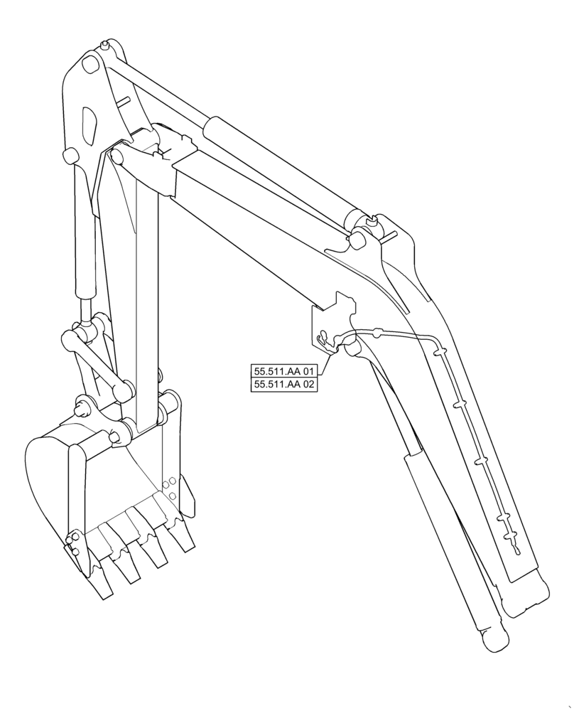 Схема запчастей Case CX31B - (55.000.00[02]) - SECTION INDEX - ELECTRICAL SYSTEMS (55) - ELECTRICAL SYSTEMS