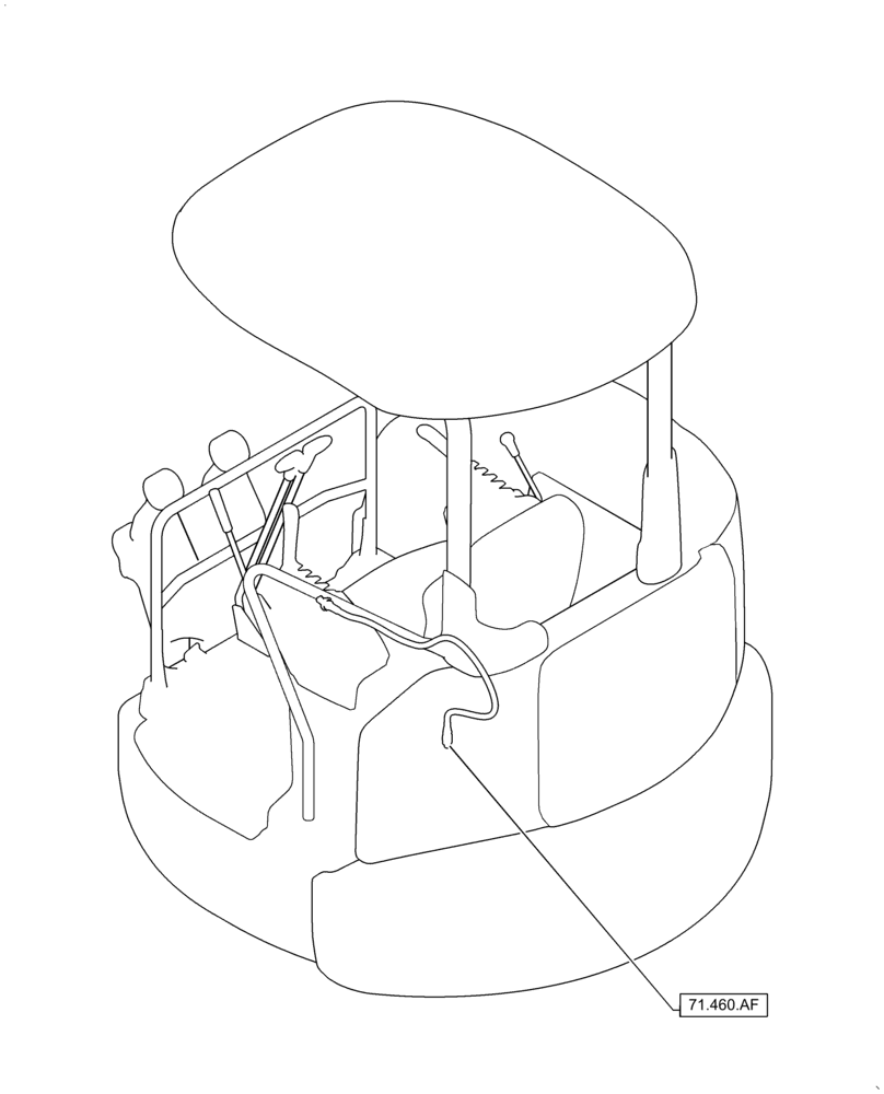 Схема запчастей Case CX31B - (71.000.00) - SECTION INDEX - LUBRICATION SYSTEM (71) - LUBRICATION SYSTEM