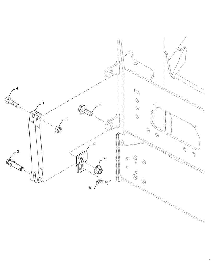 Схема запчастей Case DV23CC - (39.100.AN[05]) - ARTICULATION JOINT LOCK (39) - FRAMES AND BALLASTING
