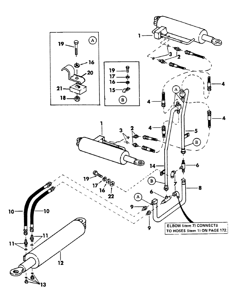 Схема запчастей Case 40BLC - (160) - 20" FELLER BUNCHER HYDRAULICS (07) - HYDRAULIC SYSTEM
