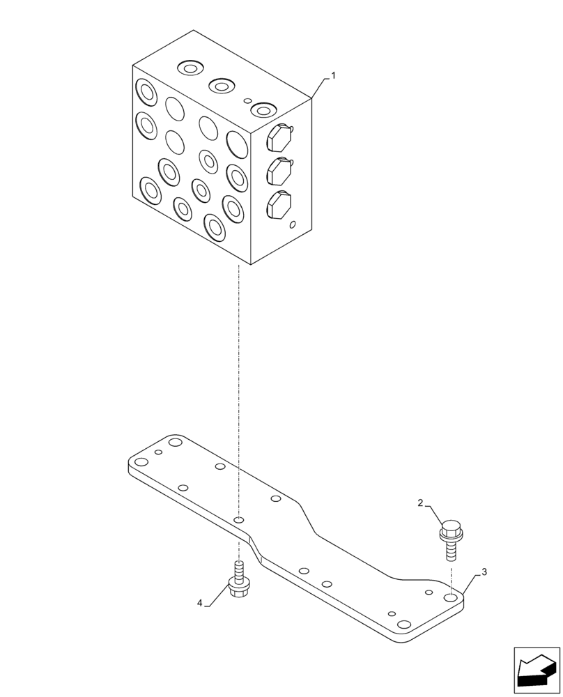 Схема запчастей Case CX210D LC - (35.355.AR) - STD + VAR - 461558 - JOYSTICK, CUSHION, VALVE, CONTROL PATTERN SELECTION (35) - HYDRAULIC SYSTEMS