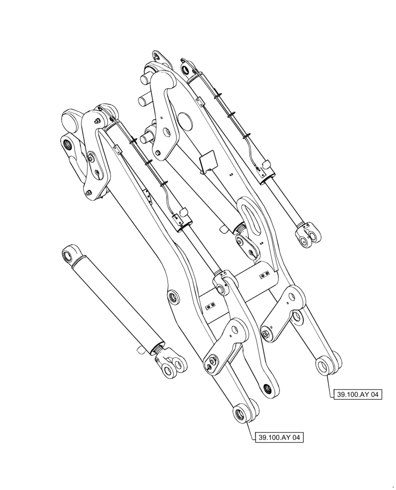 Схема запчастей Case 721F - (00.000.39[03]) - PICTORIAL INDEX - FRONT LOADER, XT (00) - GENERAL & PICTORIAL INDEX