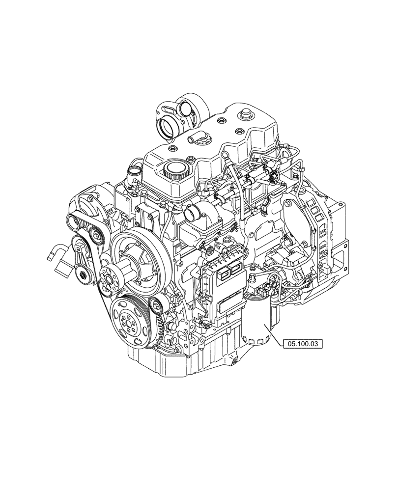Схема запчастей Case F4HFE413W B003 - (05.000.00) - SECTION INDEX - MACHINE COMPLETION & EQUIPMENT (05) - SERVICE & MAINTENANCE