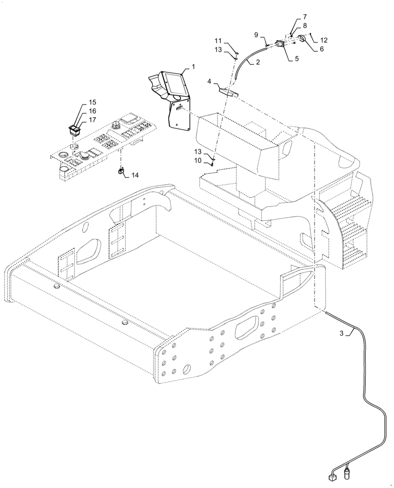 Схема запчастей Case SV208 - (09-32[03]) - ACE FORCE ELECTRICAL PARTS, BSN SER#NFNTA2382 (09) - CHASSIS/ATTACHMENTS