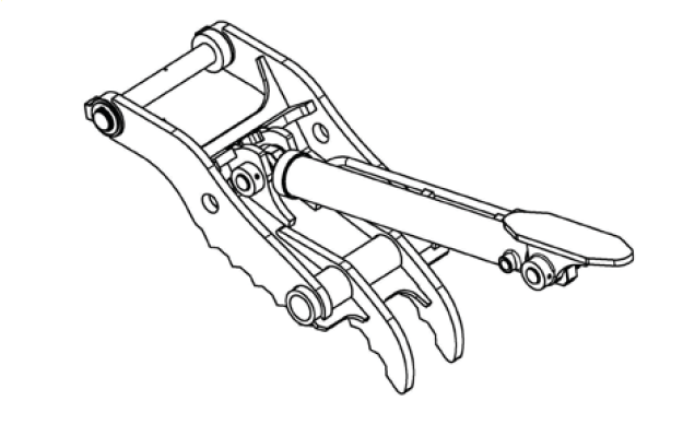Схема запчастей Case CX50B - (84.100.AB[01]) - THUMB (84) - BOOMS, DIPPERS & BUCKETS