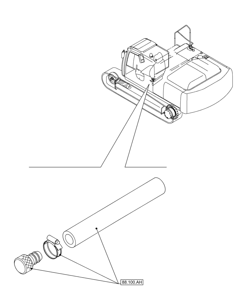 Схема запчастей Case CX350D LC - (00.000.88) - PICTORIAL INDEX - ACCESSORIES (00) - GENERAL & PICTORIAL INDEX